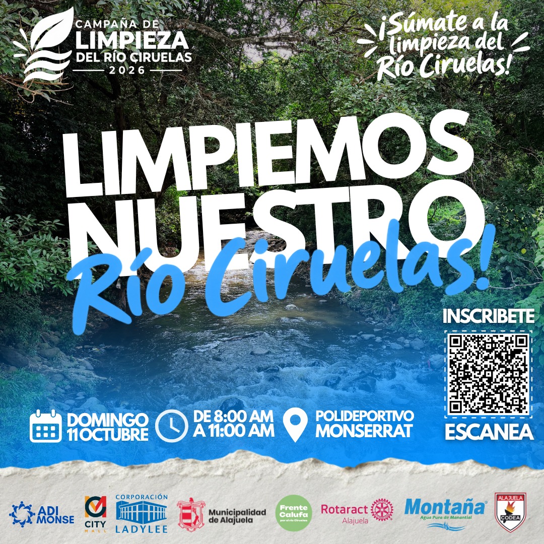 Limpieza de Río Ciruelas en el Polideportivo Monserrat - 11 de octubre 2026